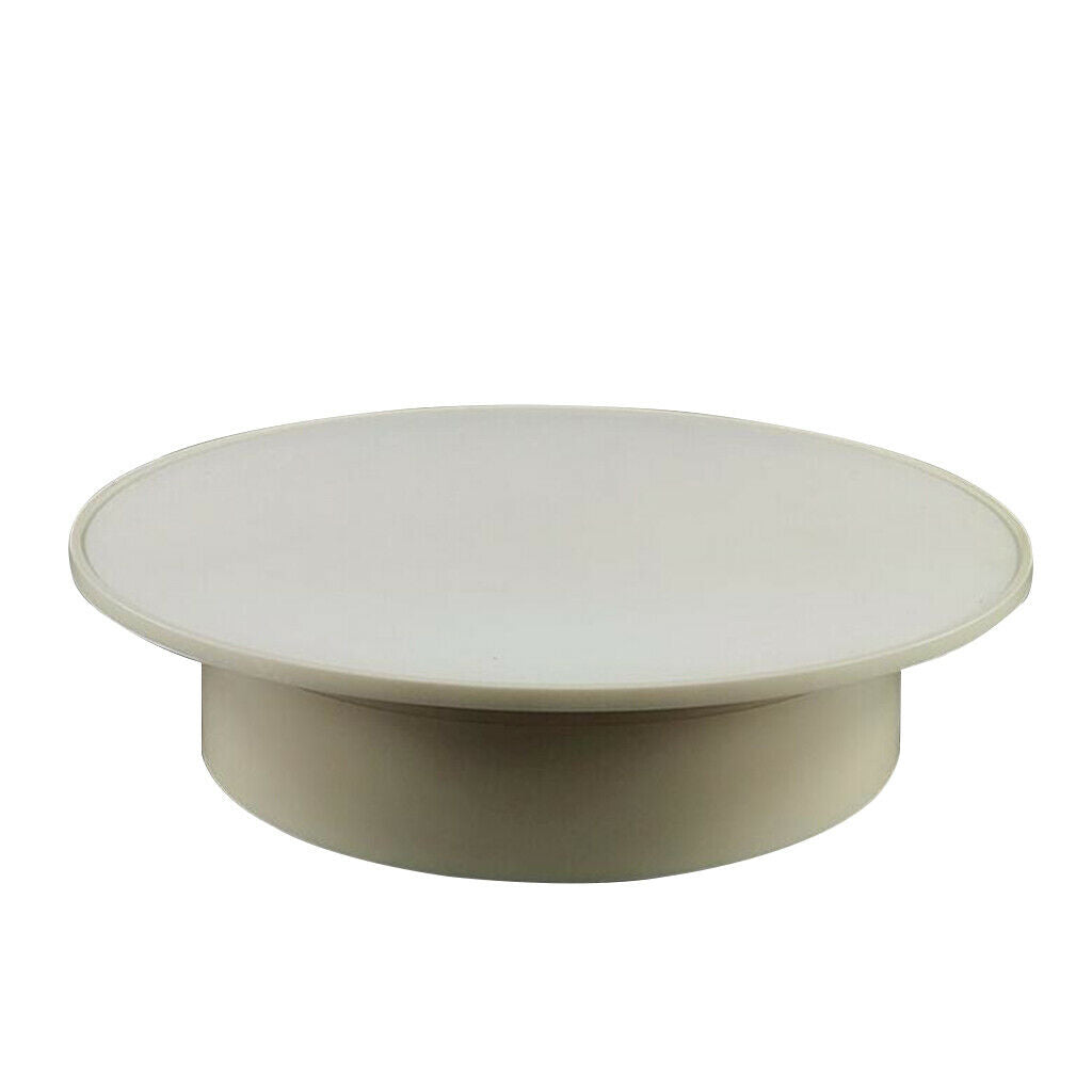 3Pcs USB/Battery 360 Rotating Jewelry Display Turntable Stand Velvet Top