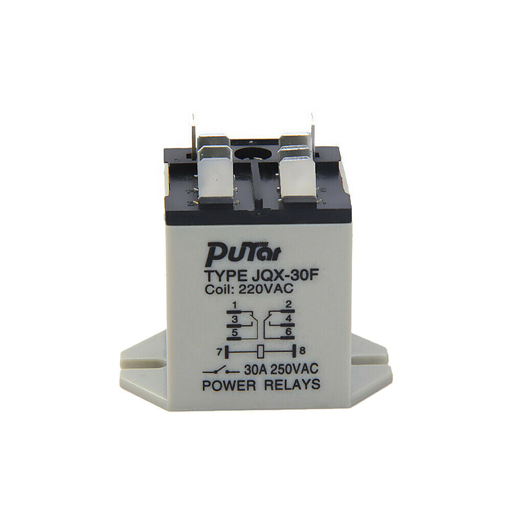 JQX-30F 220V Coil AC Rating 250V 30 A 8-pin   type Power relay