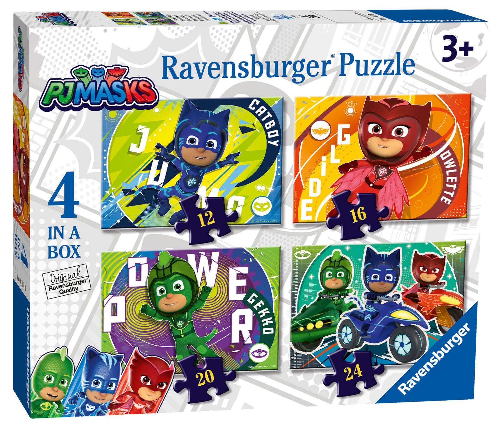 05058 Ravensburger PJ Masks 4 in a Box Jigsaw Puzzles Children Kids Age 3 Years+