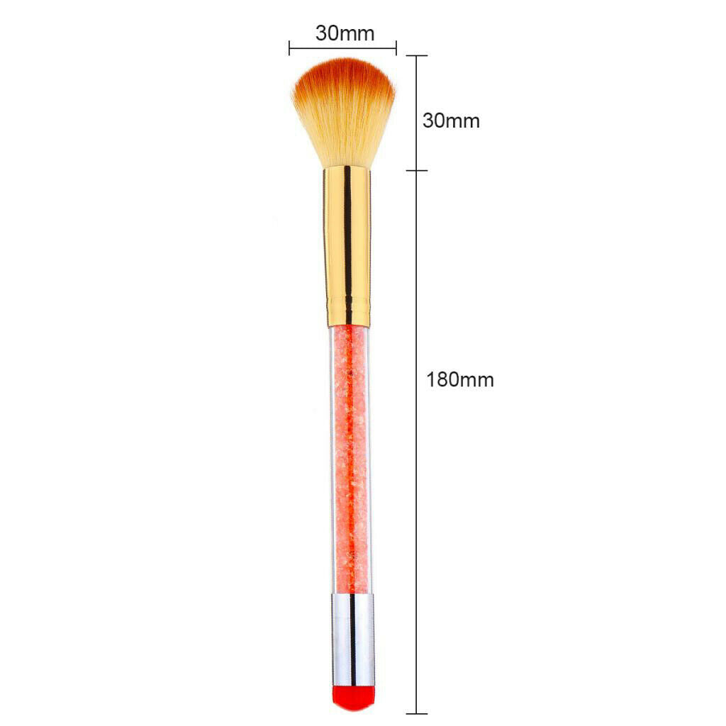 Hair Cutting Brush Neck Duster Barbers Hairdressing Dust Clean Tool Red