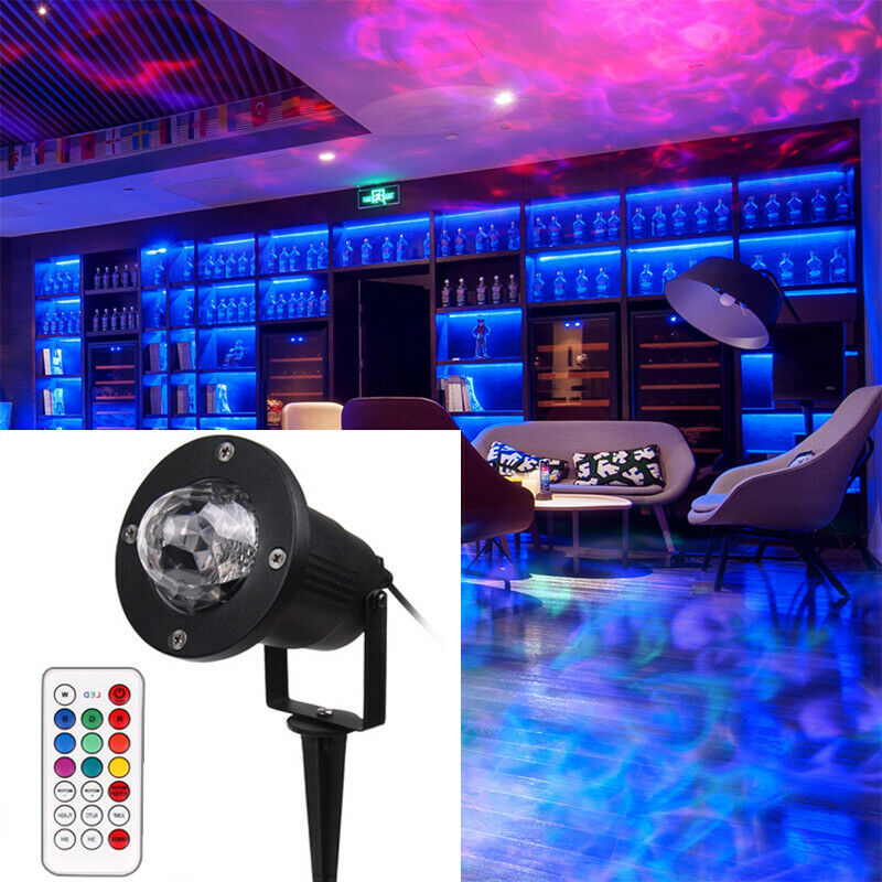 1PCS LED Water Ripple Projection Lamp Waterproof Outdoor Path Lawn Garden Light