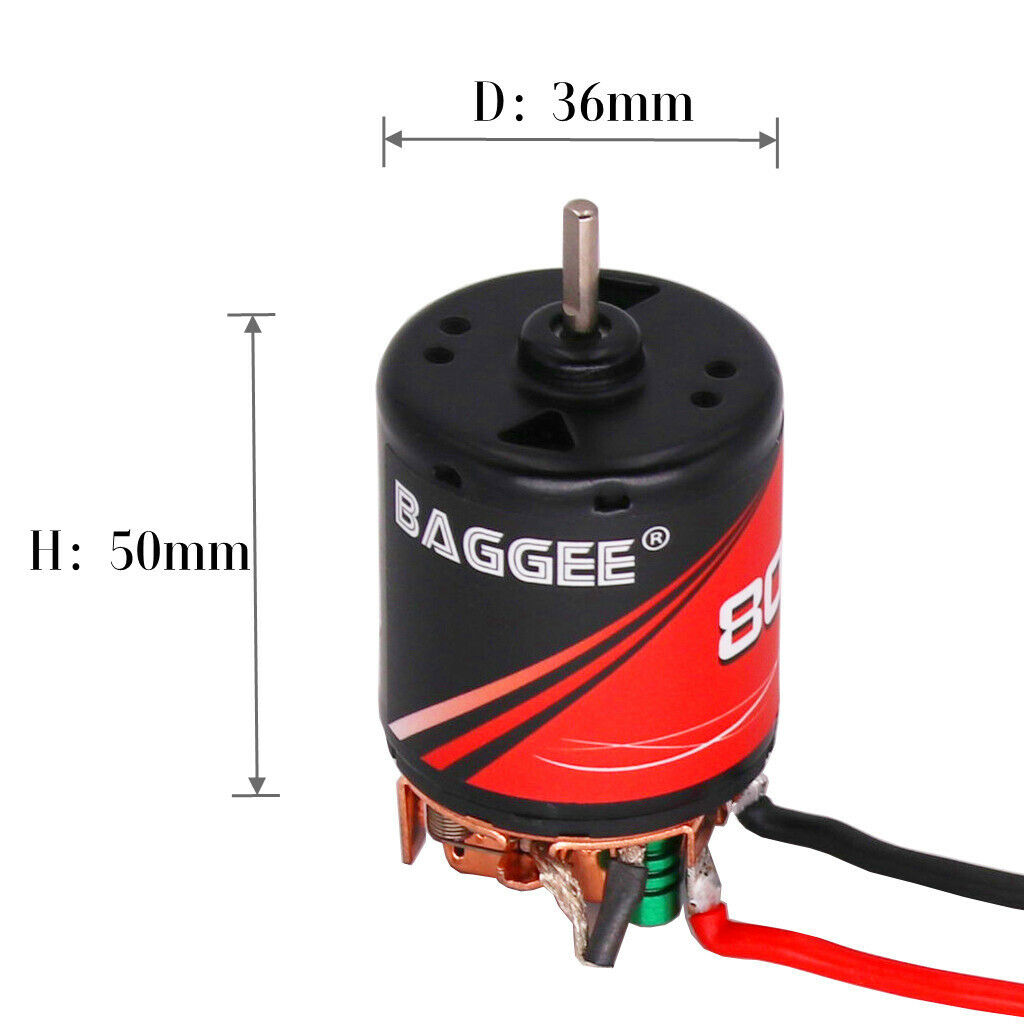 Brushed Motor 55T 60A Brush Speed Controller ESC Regulator for RC Car Truck