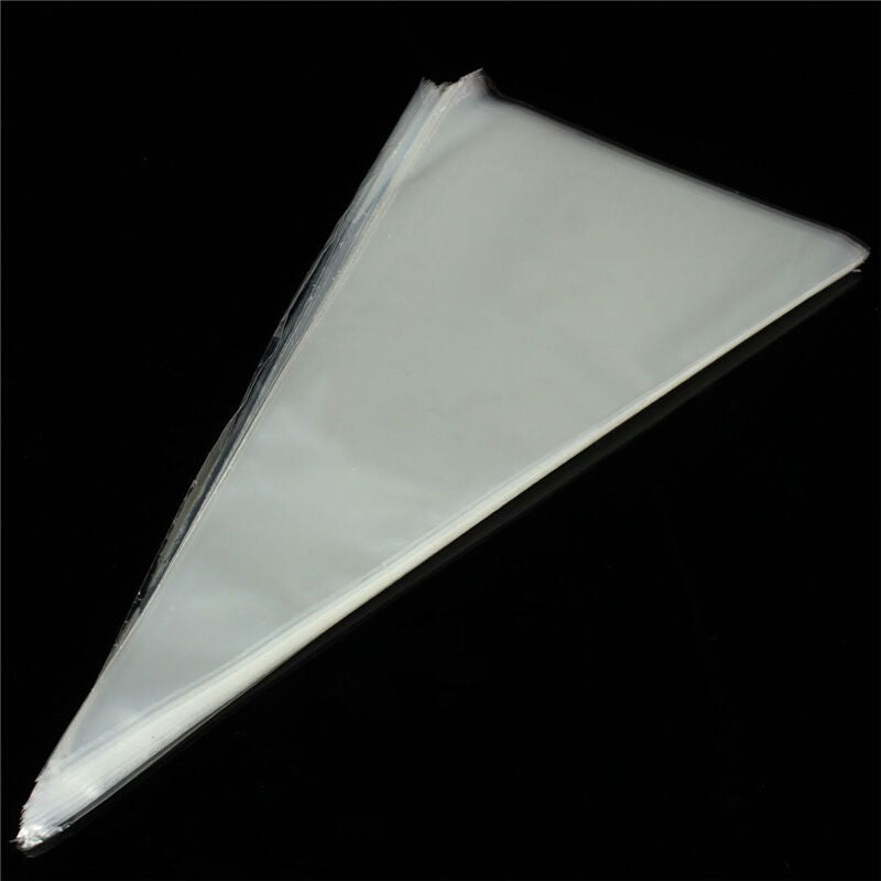 50x Cone Clear Candy Birthday Party Gift Display Cellophane Cello Treat Ba.l8