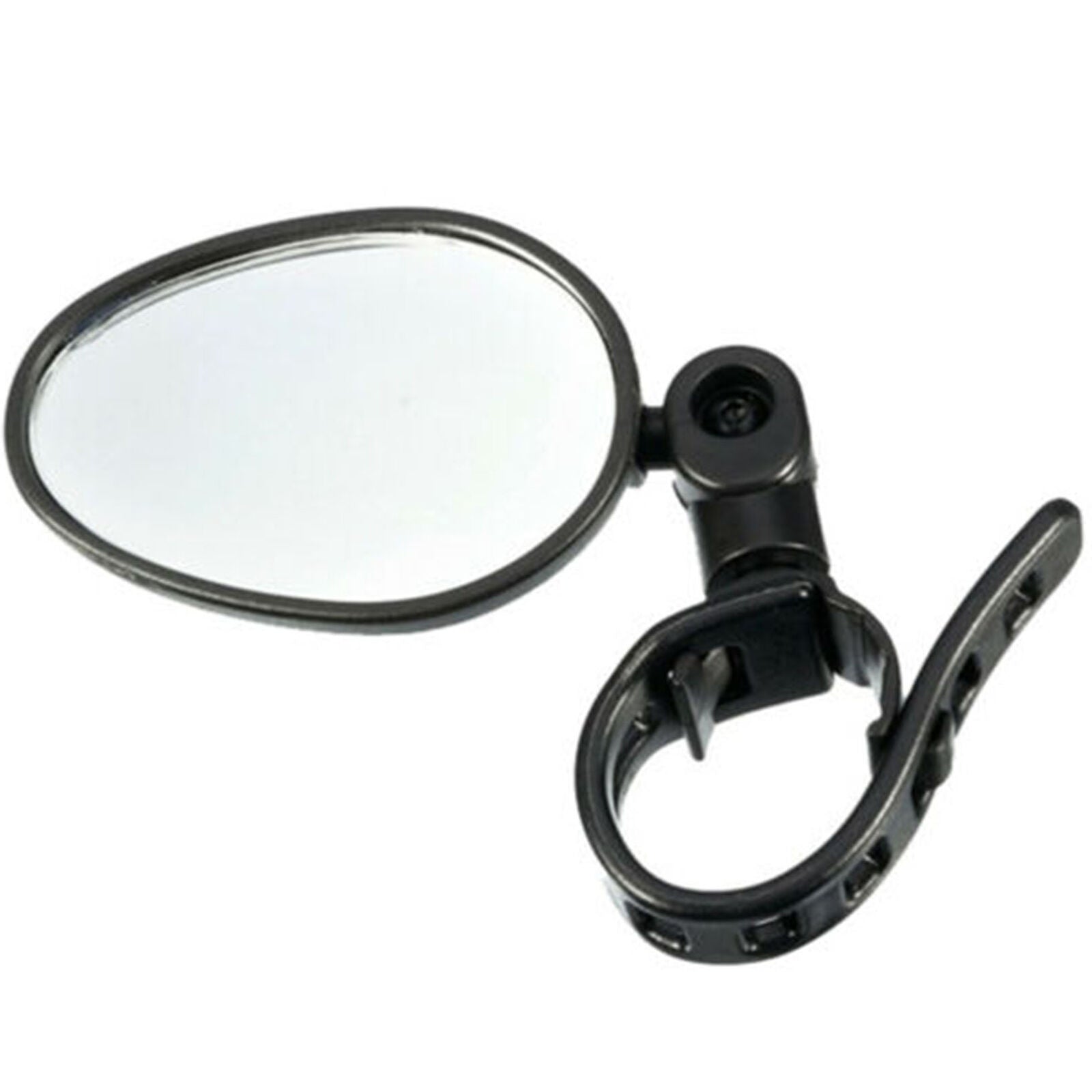 Bike Bicycle Handlebar Flexible Rear Back View Rearview Mirror Black