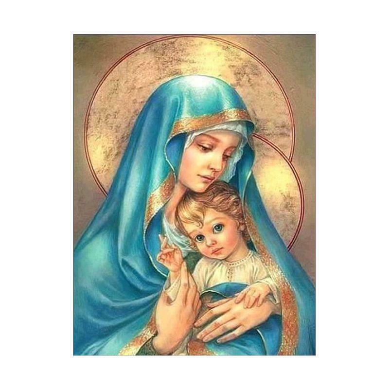 Religion DIY 5D Diamond Painting Angel Art Drill Cross Stitch Kit Home Decor Set