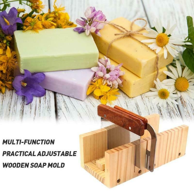 Soap Cutter Set Multifunctional Wood Soap Mold Loaf Cutter Set Molds Kit