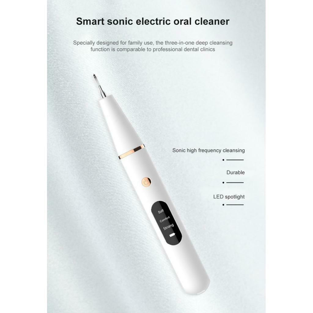 Electric Plaque Remover For Teeth Cleaning Kit Gum Stimulator with LED