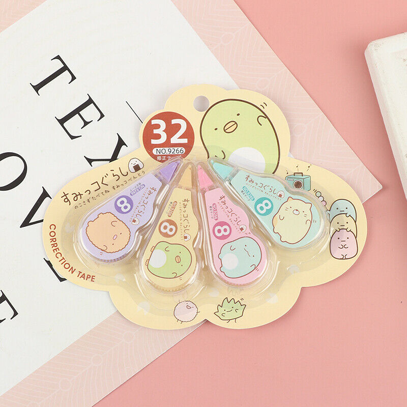 4 pcs/pack White out Correction Tape Gift Stationery School Office Sup TH