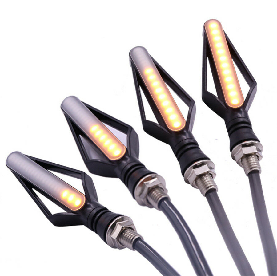 1 Pair Dual Colors 24LED Brake Tailight Flasher Strobe Flowing Turn Signal Light