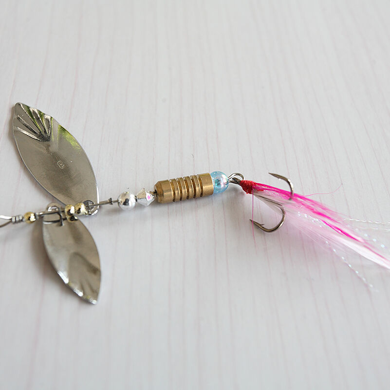 1pc Sinking Lifelike Fishing Lure Paillette Tackle Treble Hook Spinner Bait BDA