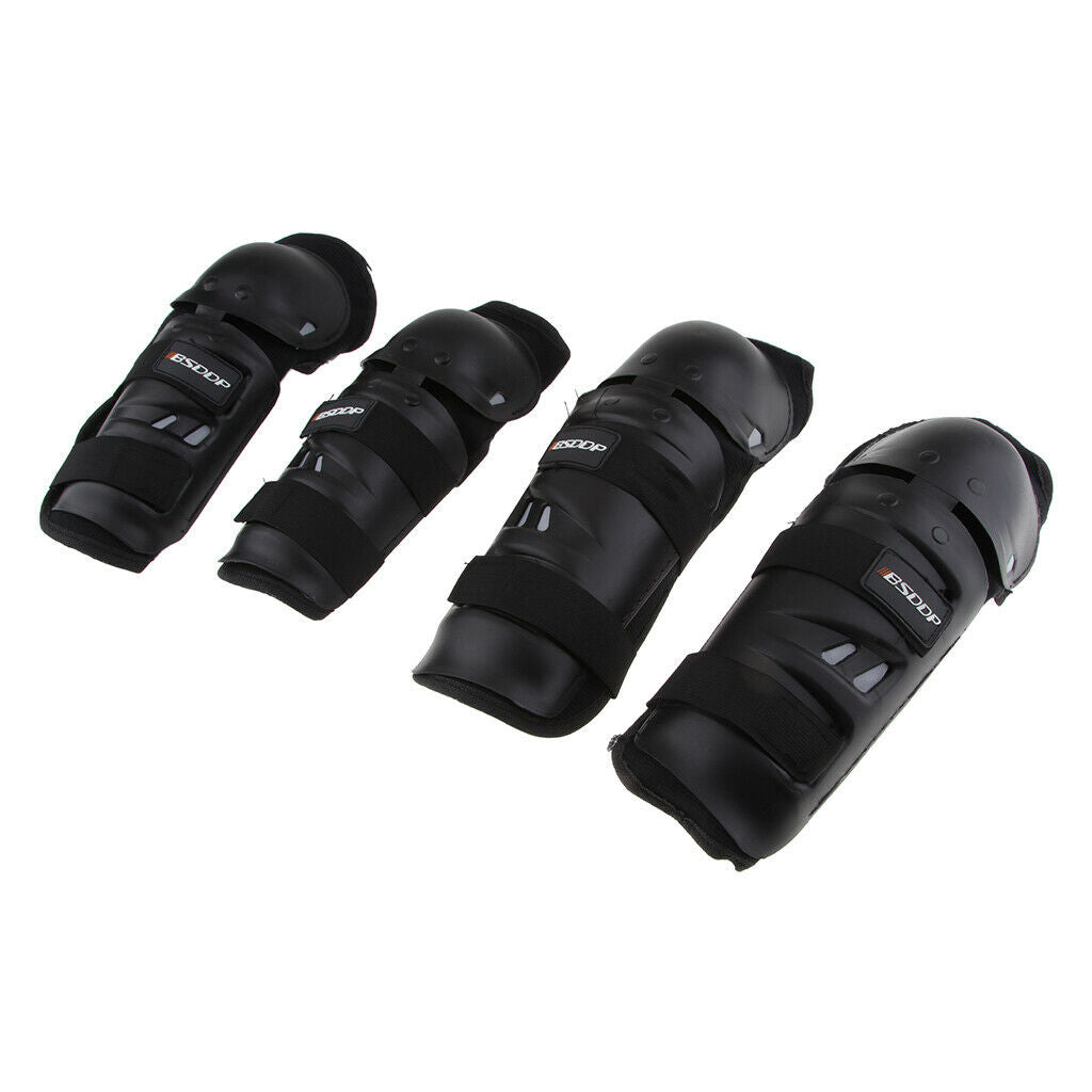 Elbow Knee Shin  Gear Guard Pad Protector Riding Motorcycle