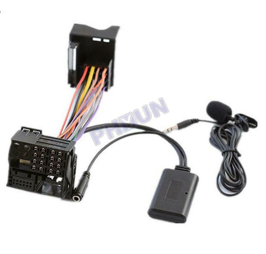 For OPEL Astra Zafira Tigra Bluetooth Music Cable Module AUX Adapter Plug MIC