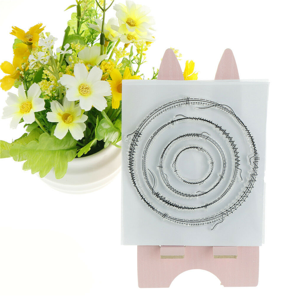Vivid Sewing thread scrapbook diy photo albums card silicone transparent s.l8