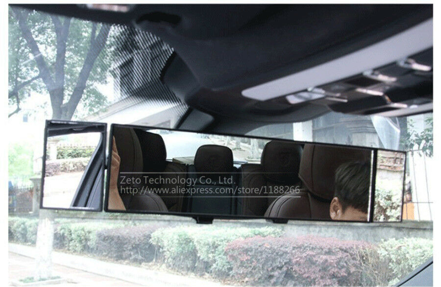 Car Rear View Mirror Wide Angle Panoramic Anti-dazzling Interior Curved Mirror