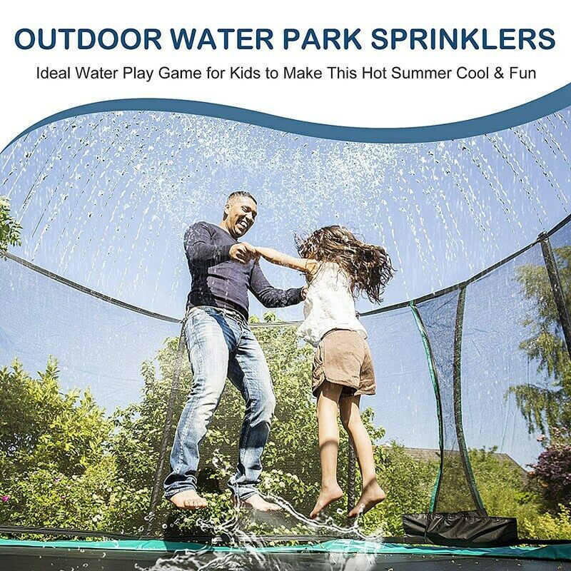 Trampoline Sprinklers 12M Sprinklers Water Park for Kids Water Park SprinkleM9C2