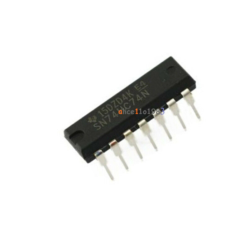 5pcs TI SN74HC74N DIP-14 74HC74 Integrated Circuit IC top