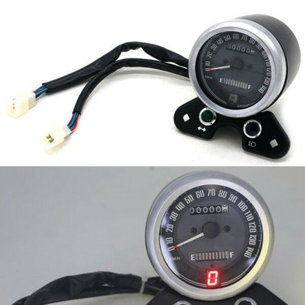 Motorcycle Bikes Odometer Speedometer Gear Digital Display For CG125 Cafe Racer