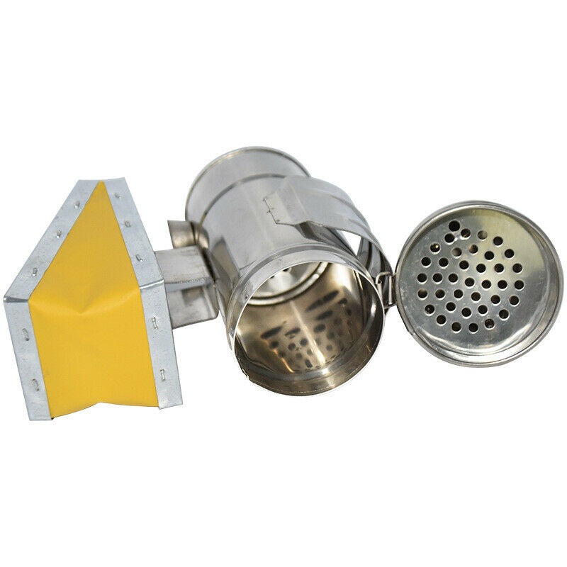 Beekeeping Tool Mini Stainless Steel Leather Smoke Sprayer Pointed Smoke Sprayer
