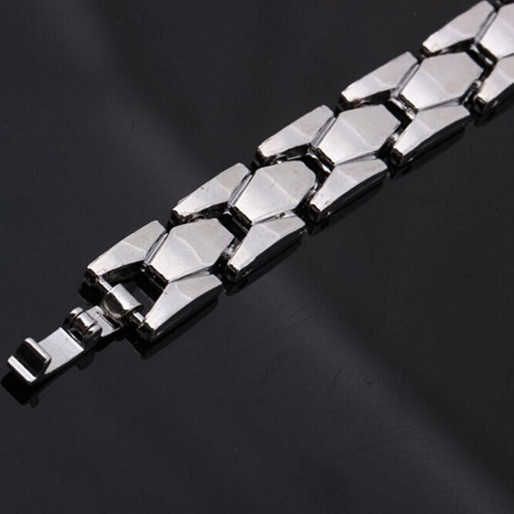 Men Titanium Steel Scorpion Motorcycle Chain Bangle Bracelet Wristban.l8