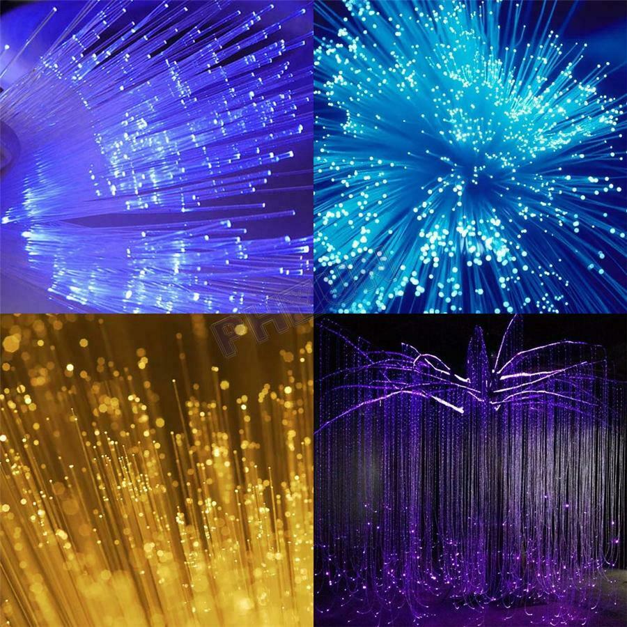 6W Car Roof Star Light Device w/ 100x Fiber Optic Cable + Key Remote Universal