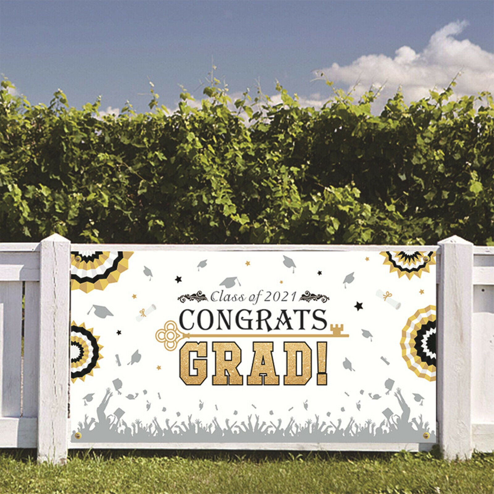Graduation Banners Wall Decor Party Flag Porch Sign Outdoor Party Ornaments