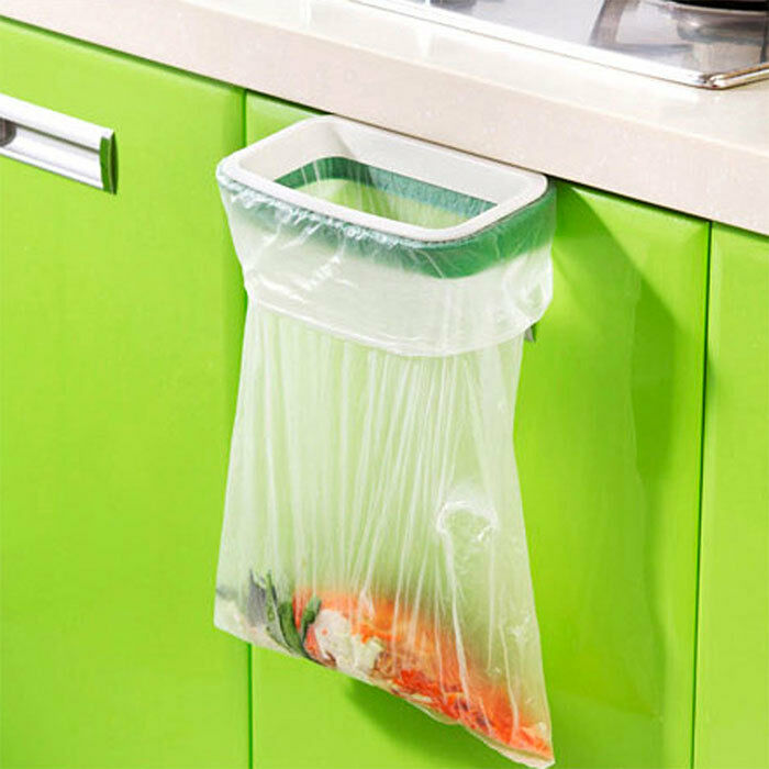 Support Bag Trash Can for Drawer And Door Cupboard Kitchen Bags Garbage New
