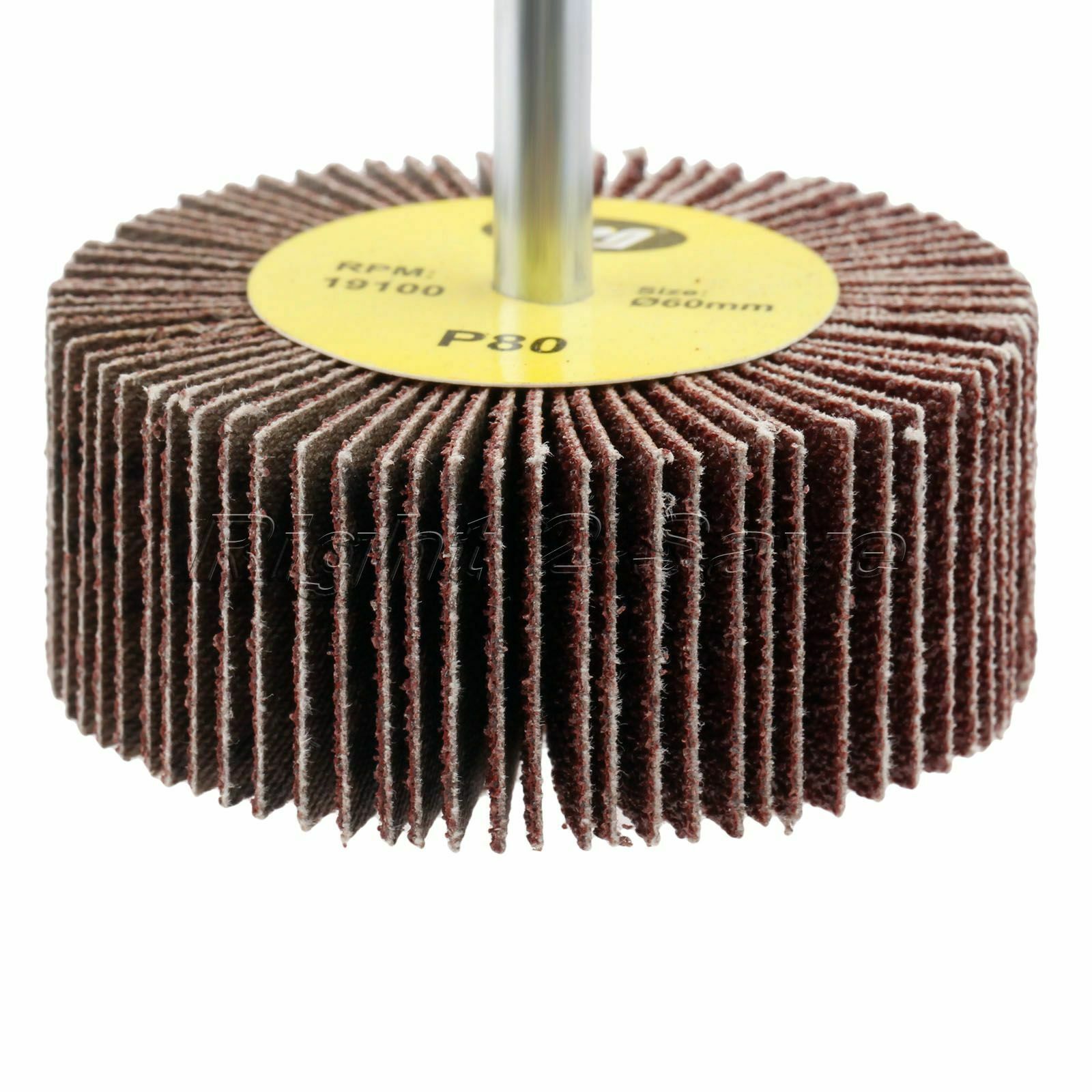 1pc 80 Grit Sanding Flap Wheel Disc Sandpaper Abrasive Woodworking Rotary Tool