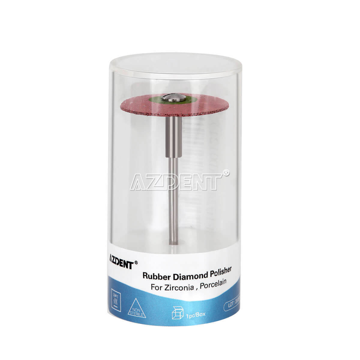 5xDental Rubber Diamond Polisher for Zirconia Porcelain Super Coarse AZ