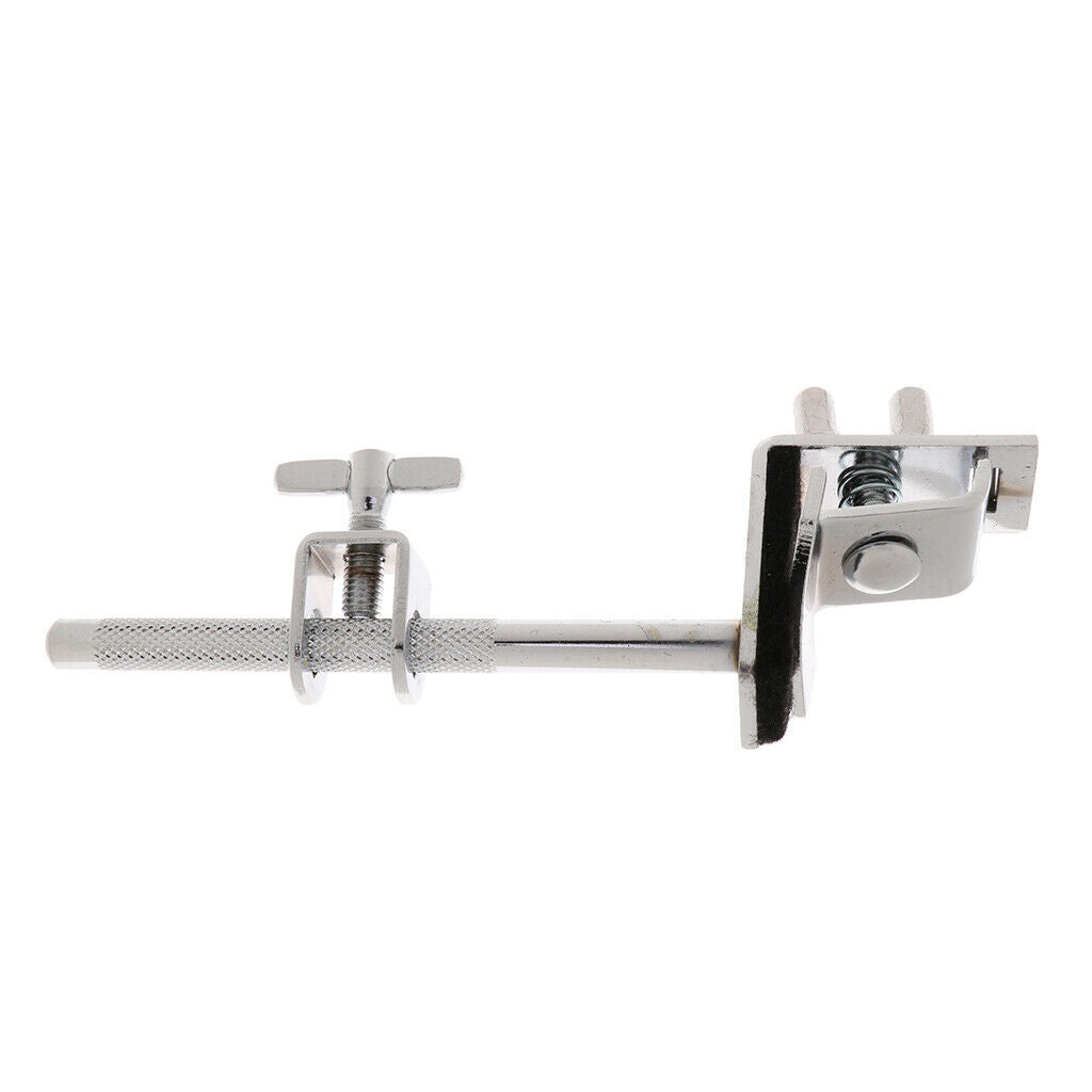 Adjustable DIY Metal Bass Drum Hoop Mounted Cowbell Holder Clamp