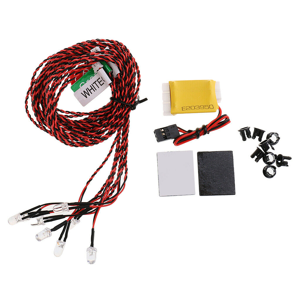 1 Set of 8 LED Lighting Kit for Aircraft Parts Accessories