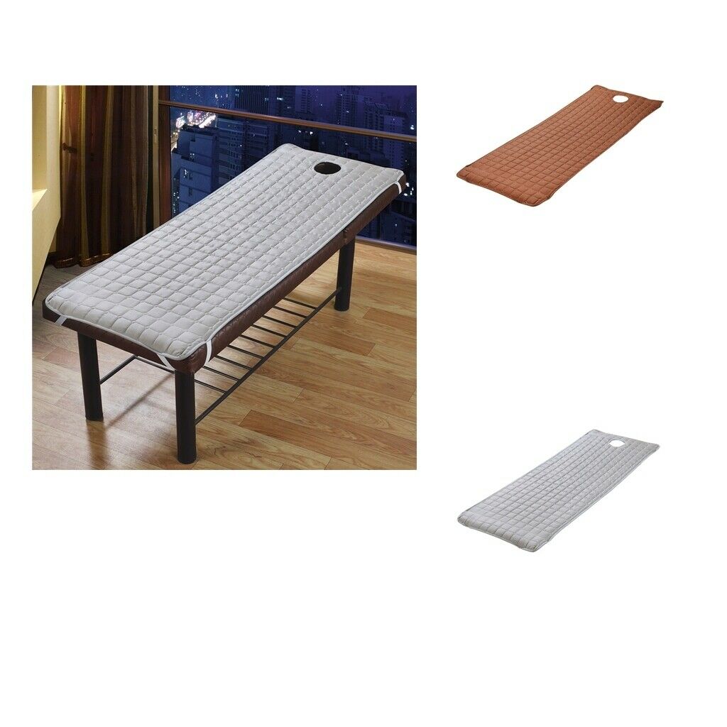2pcs Breathable Cosmetic Massage Table Mattress Cover Bed Sheet White/Coffee