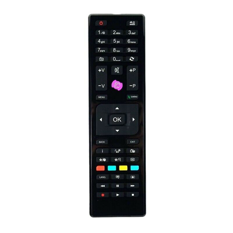 Replaced Remote Control RC4875 Fit for JVC Telefunken LED TV TE32182B301C10 H6N6