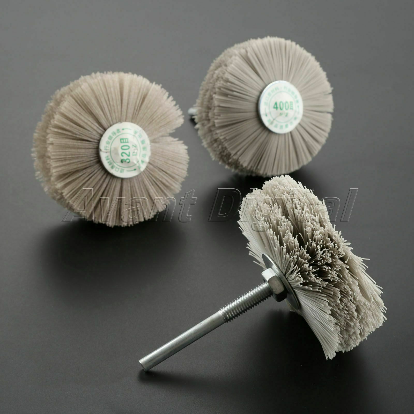 Cleaning Wood Jade Jewelry Polishing Wheel Brush Rotary Tool 320# 400# 600# Grit