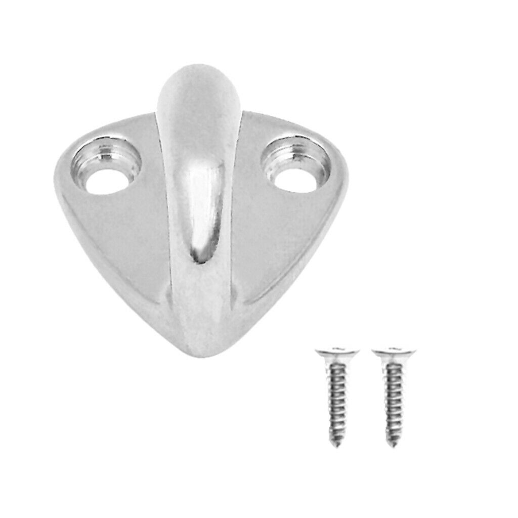 Large Hat Coat Hooks Wall Door Double Hanger Clothes Bathroom Robe Peg Holder