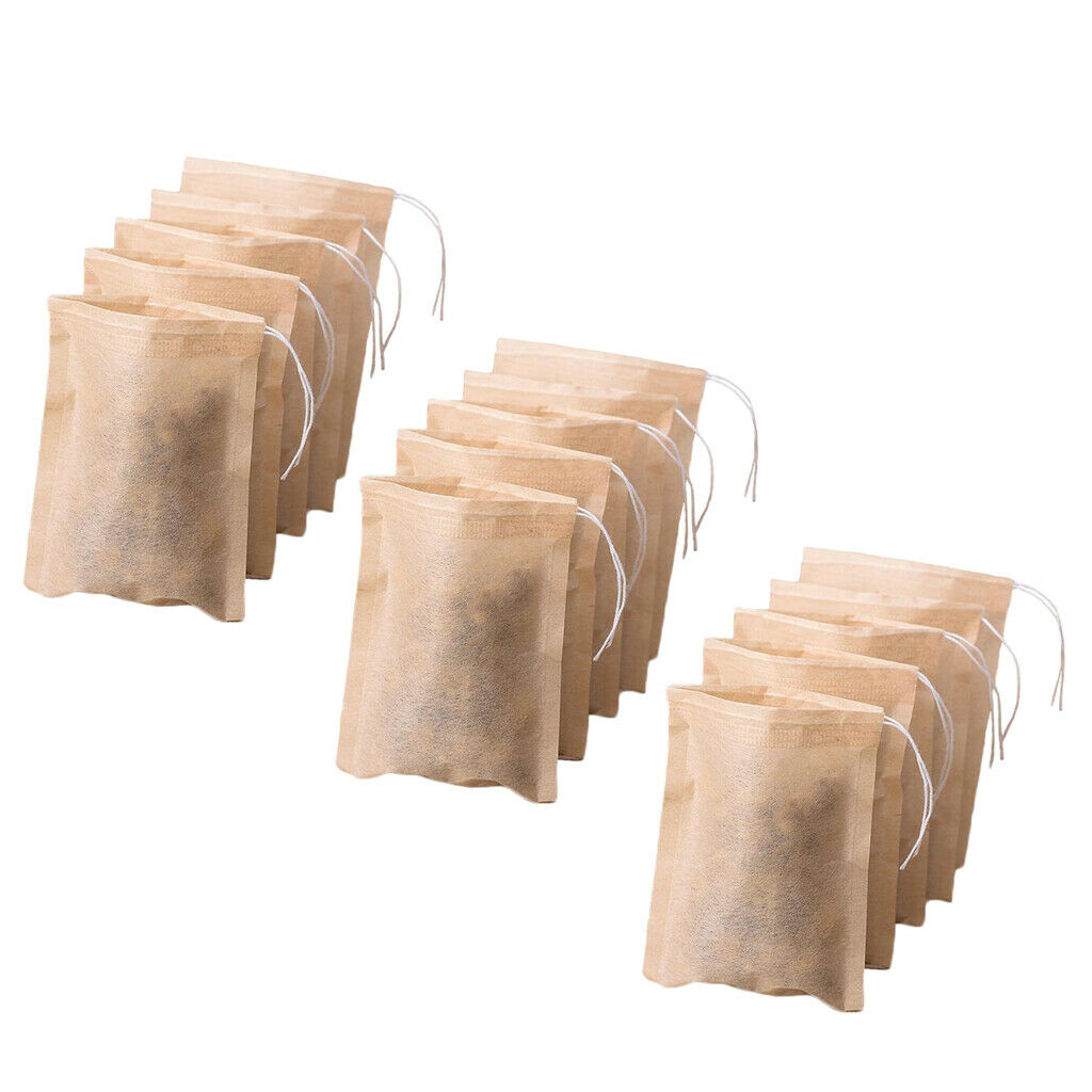300 Pack Tea Filter Bags Safe & Natural Material Suitable for Loose Leaf Tea