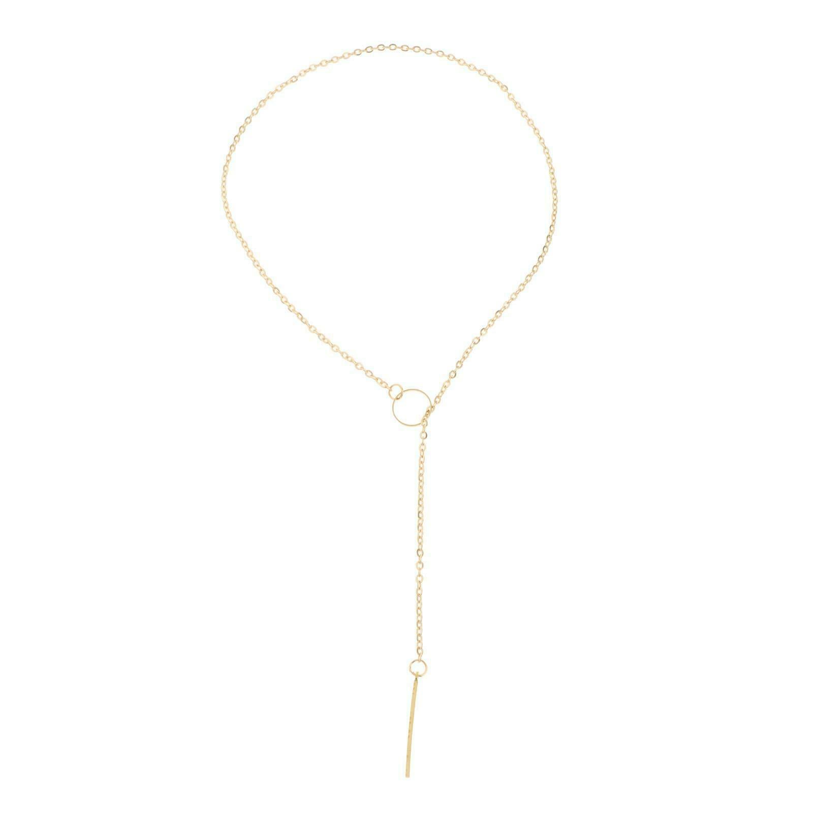 Ladies Bohemian Charm Short Necklace Simple Chain Collar Necklace Accessory