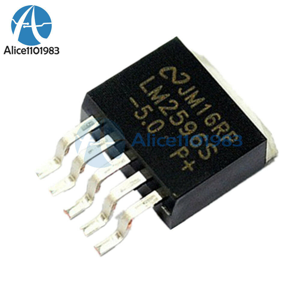 5PCS NSC LM2596S-5.0 LM2596 TO-263 Voltage Regulator IC NEW