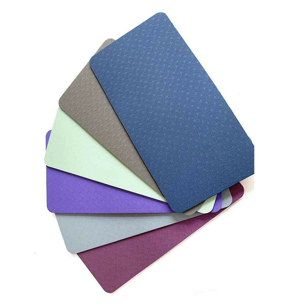 Yoga Mat Non Slip Pilates Fitness Knee Exercise Gymnastics Sports Planks UK