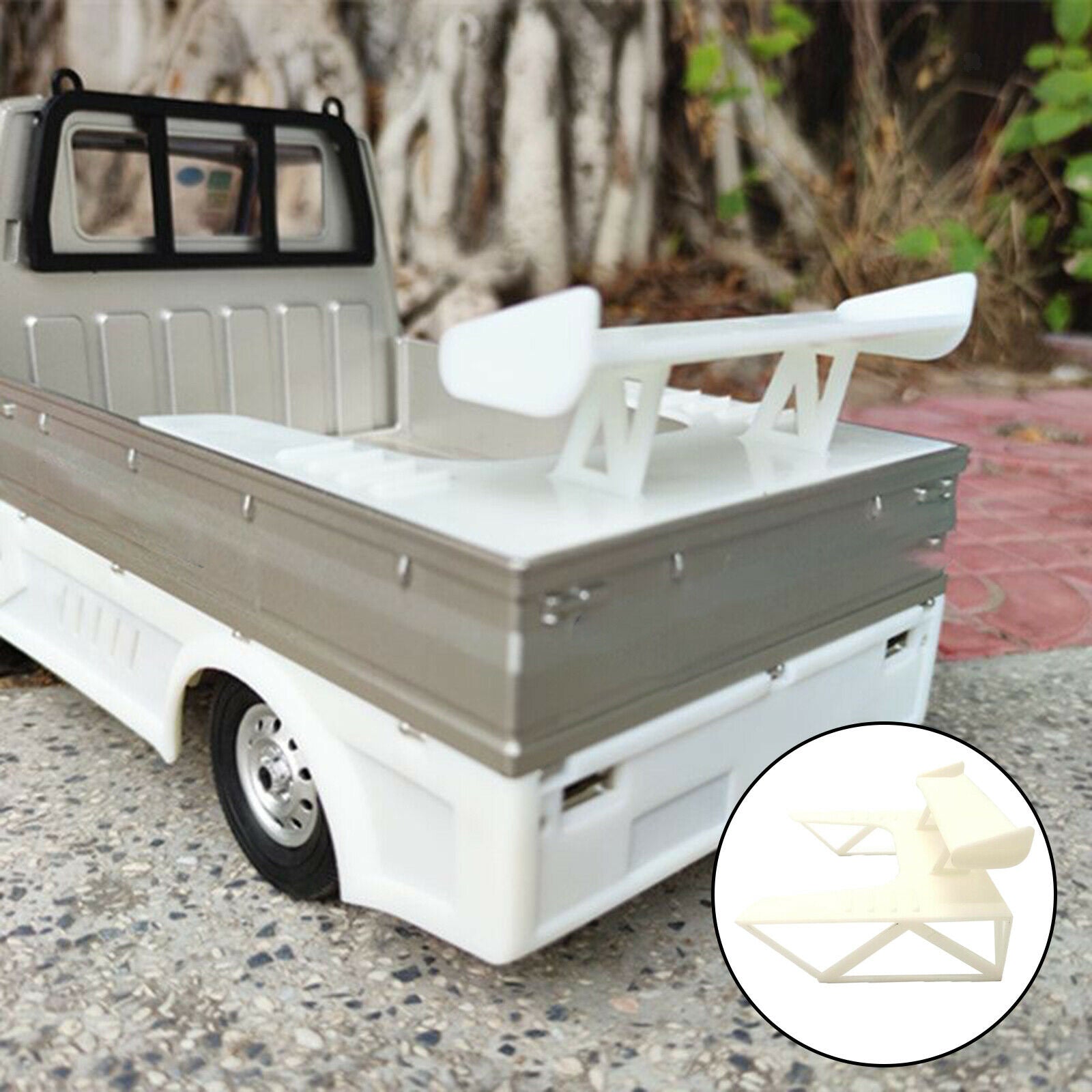 Upgrade Remote Control Tail Wing WPL D12 Car SUV Smooth Vehicles Parts