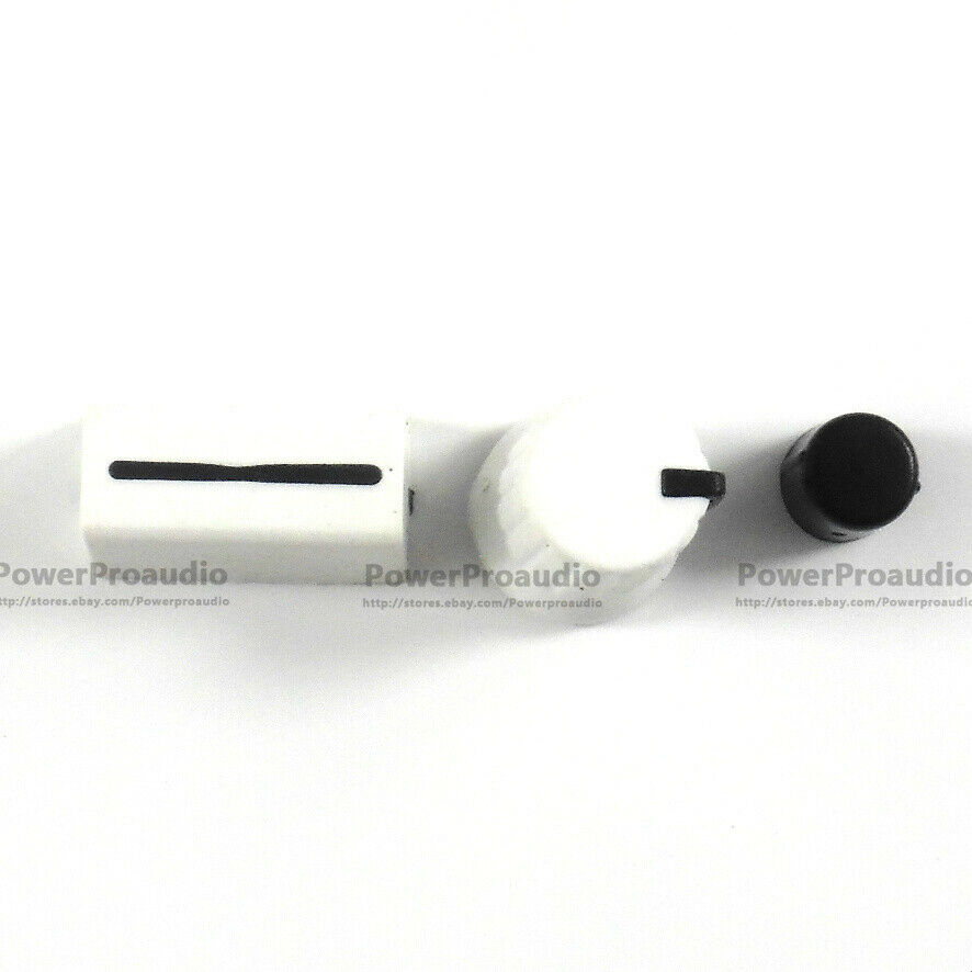 10 Rotary Knob+10 PCS Fader Cap For Rane Mixer TTM 57 61 62 64 68 (White )