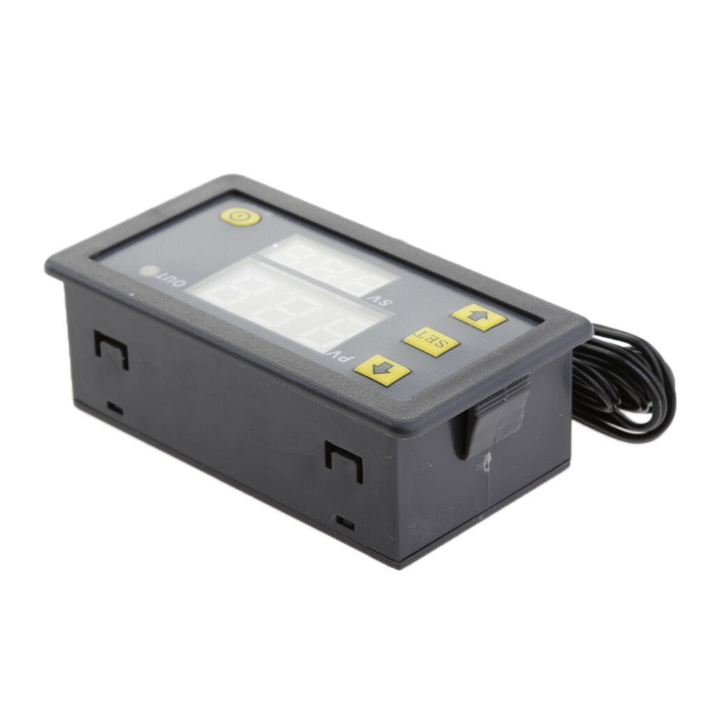 DC 12V 10A Digital LCD Thermostat Temperature Controller w/ Sensor Probe