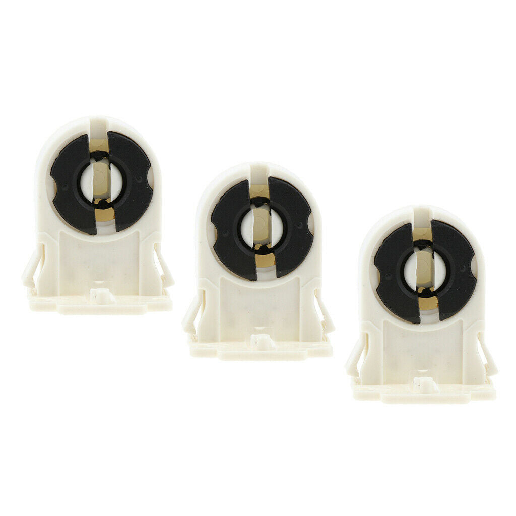 5Pcs Fluorescent Light Socket Holder AC100-250V 50/60Hz for T8 LED Bracket Lamp