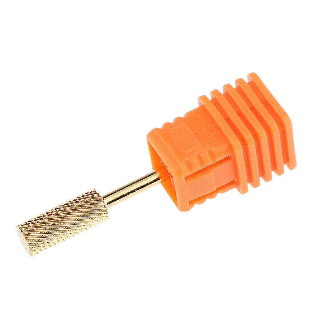 Coarse nail file Dirll bit remove acrylic gel nails manicure grinding head F