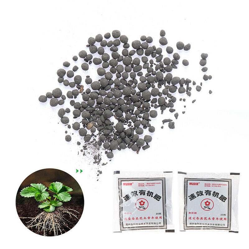 2Pcs 40g Complex Fertilizer NPK Nitrogen-Phosphate-Potassium Use Flower Pl JYDF