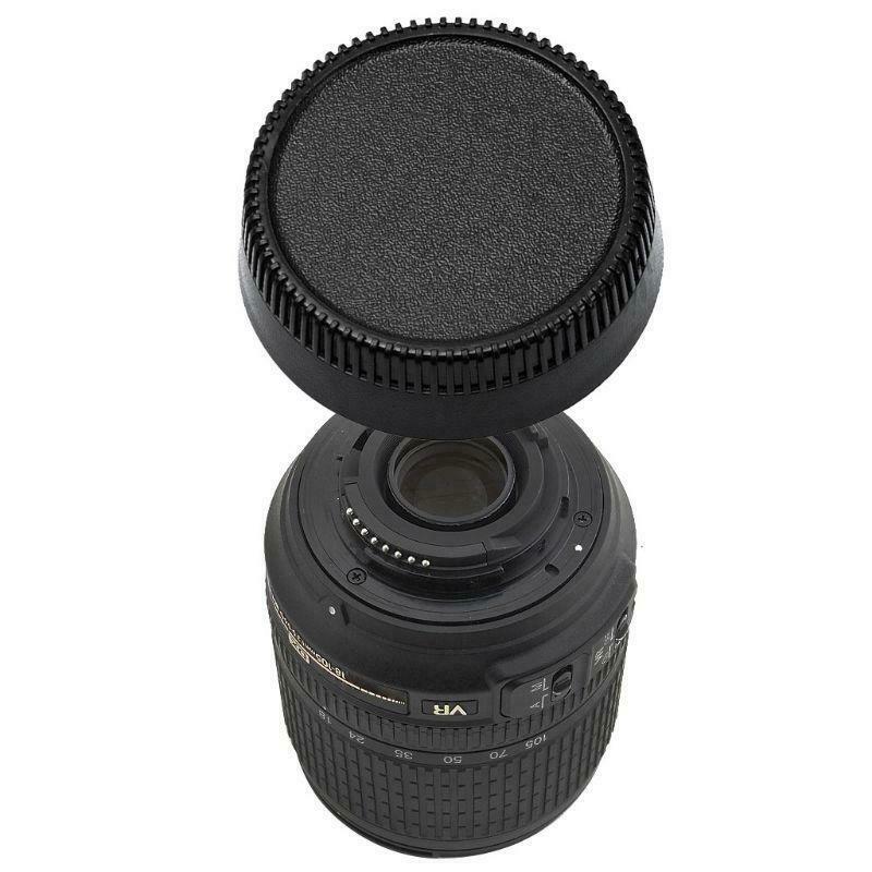 2PCS Dustproof Lens Rear Cap Protective Cover for Ni-kon Nikkor SLR DSLR Lens