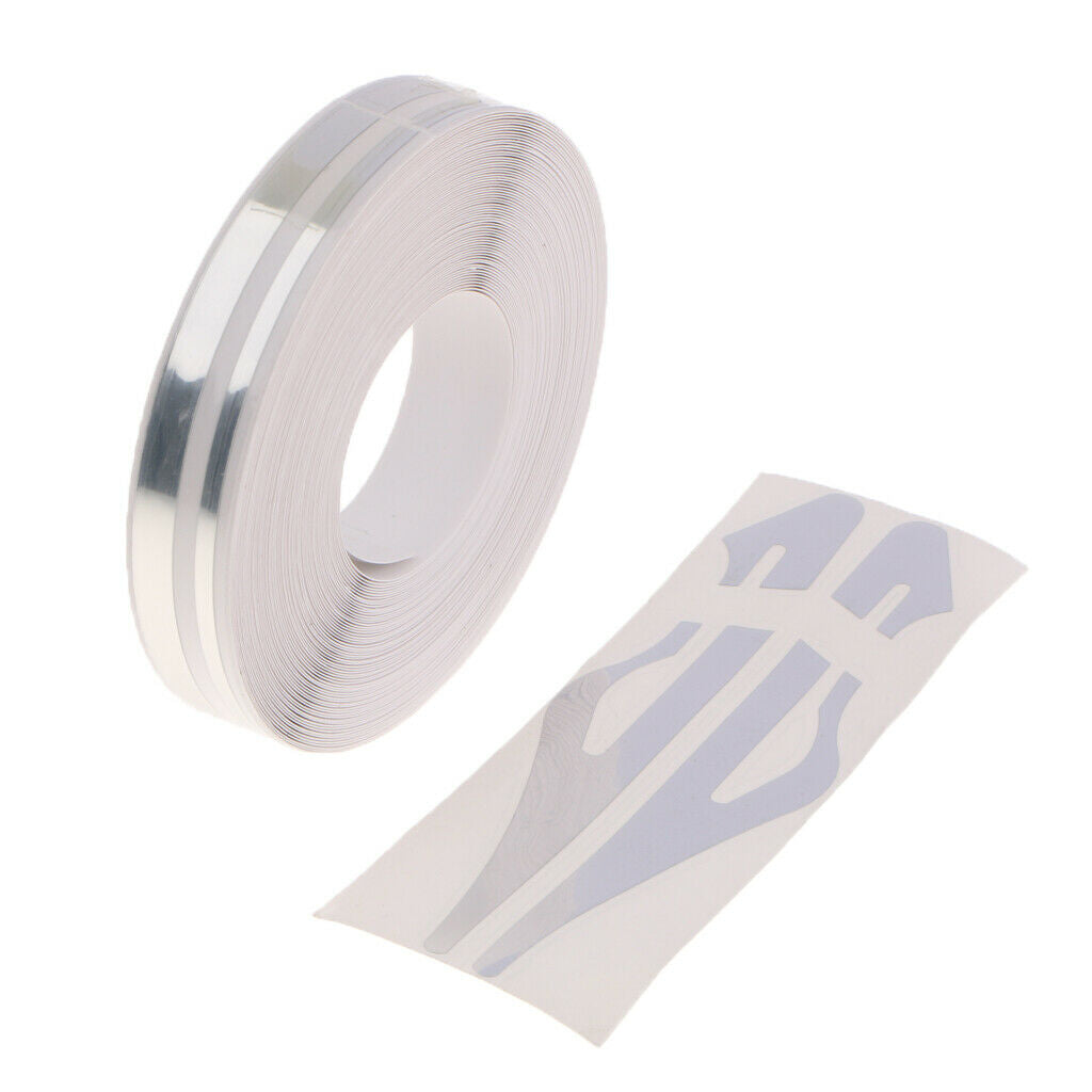 2Pcs 12mm Pinstripe Decals Vinyl Tape Pinstriping Stickers for Cars Vehilces