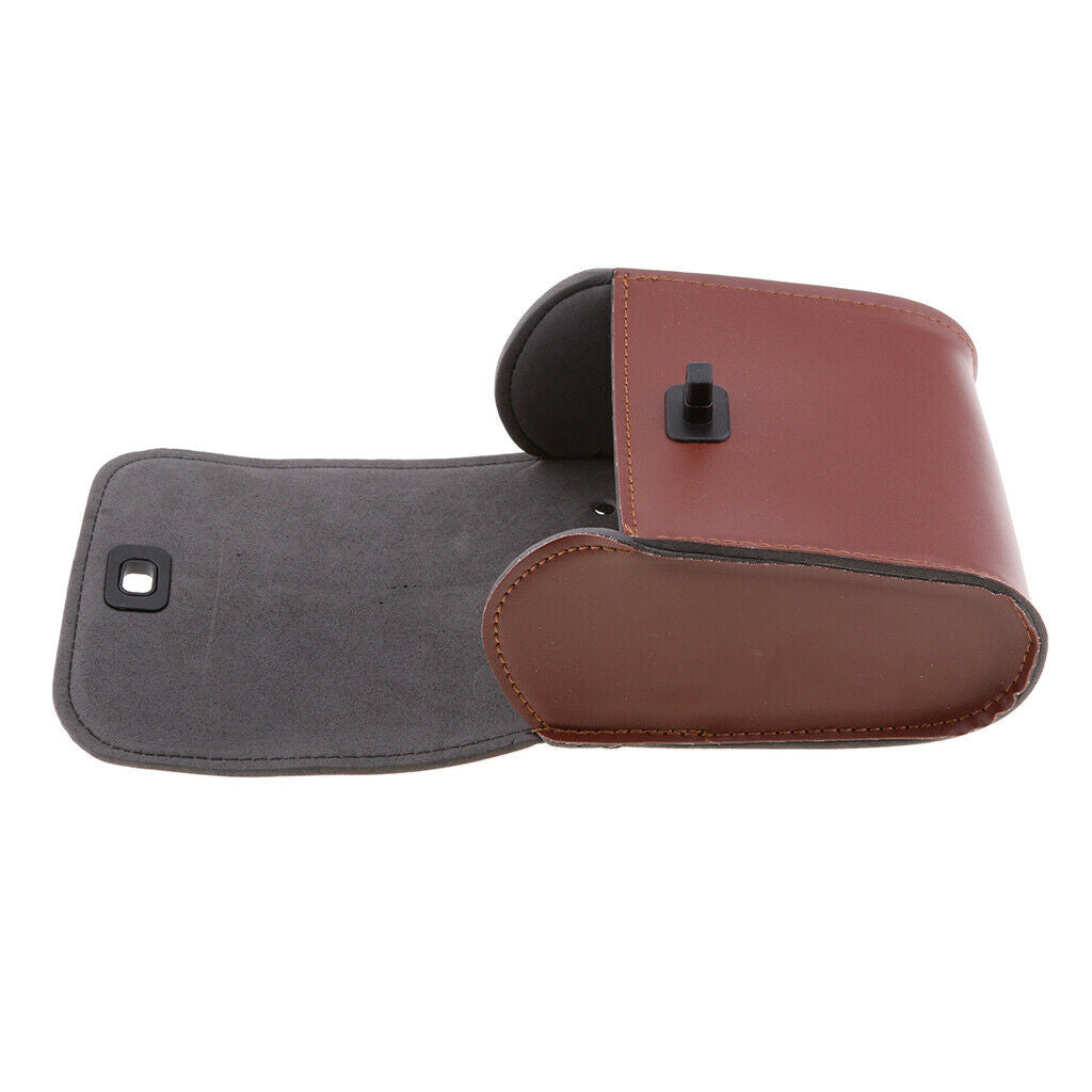 Motorcycle Leather Bike Side Storage Saddle Bag