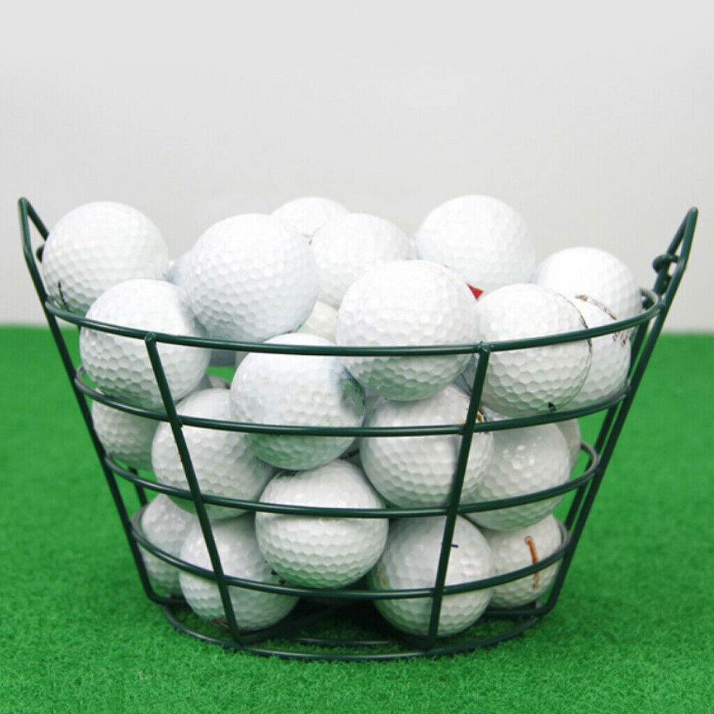 Strong Golf Ball Holder Container Basket with Handle Range Bucket Training Aids