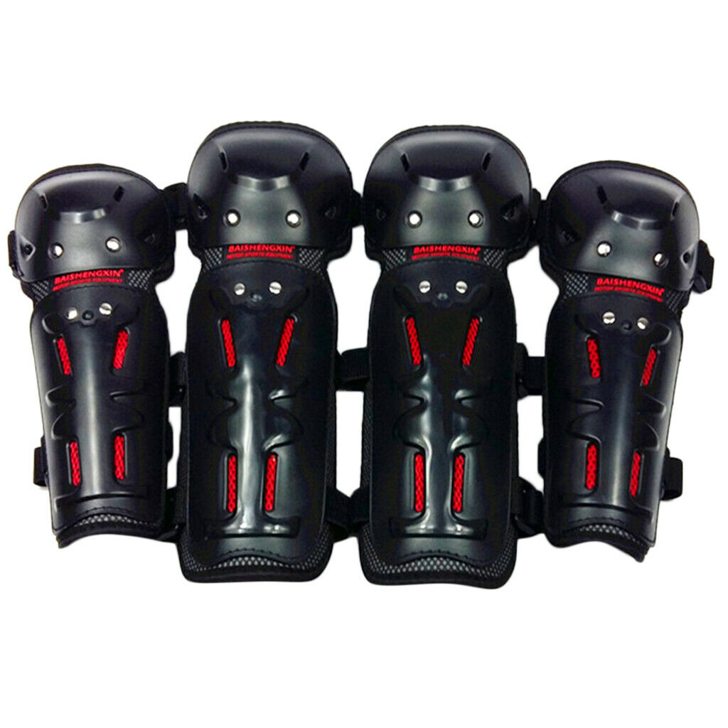 Unisex Safety Motorcycle Knee Pad Elbow Protective Guards Skating Longboard