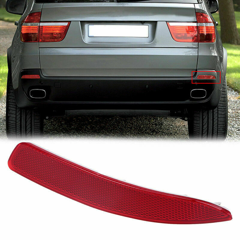 Red Right Rear Bumper Cover Reflector Fit For BMW X5 2008 2009 2010 63217158950